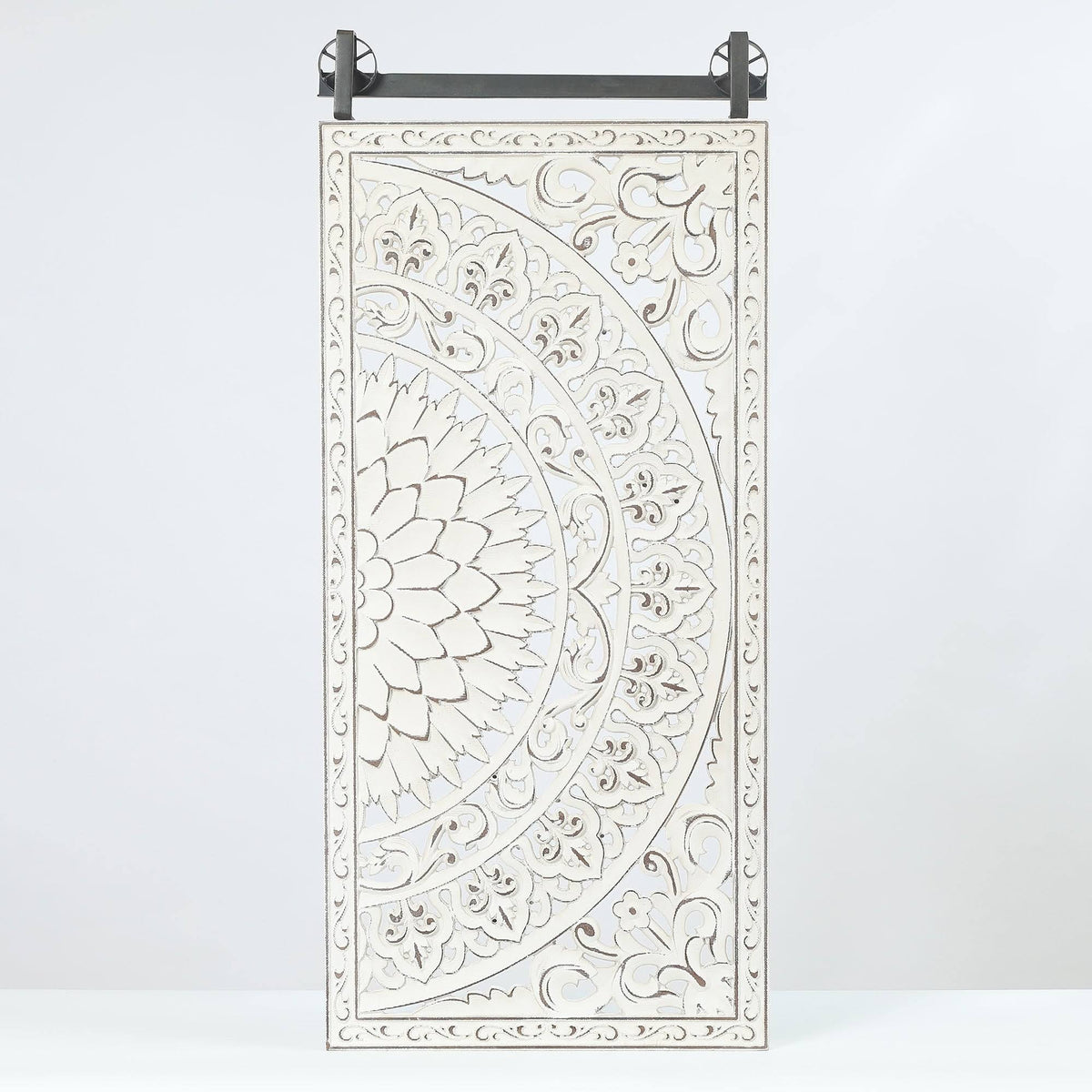 Set of 2 Decorative Carved MDF Wall Panel M344598