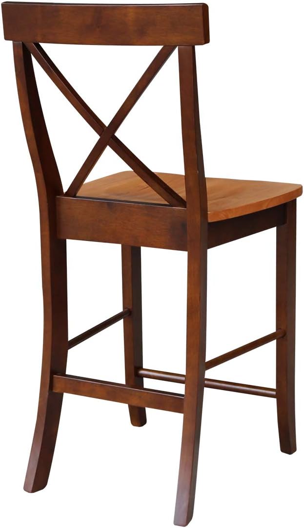 24 inch Pecan Barstool J7689