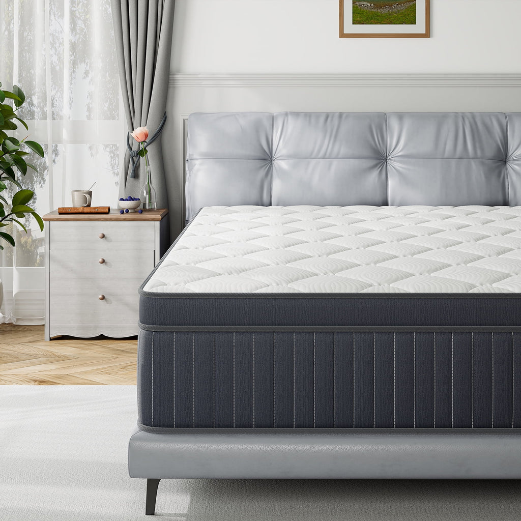 12 inch King Gel Memory Foam Hybrid Mattress D883