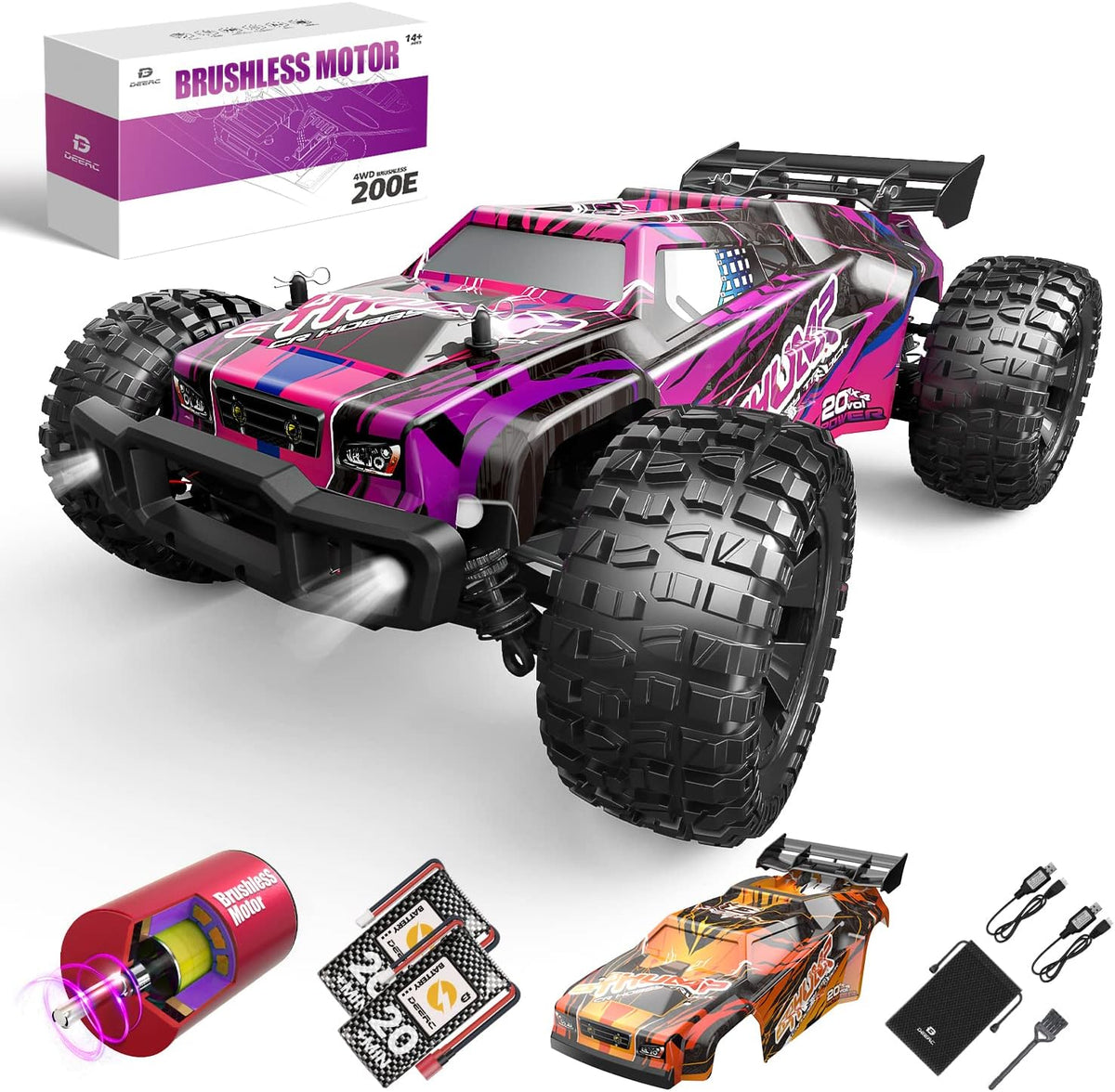 1:10 Brushless High Speed RC Monster Truck V4176