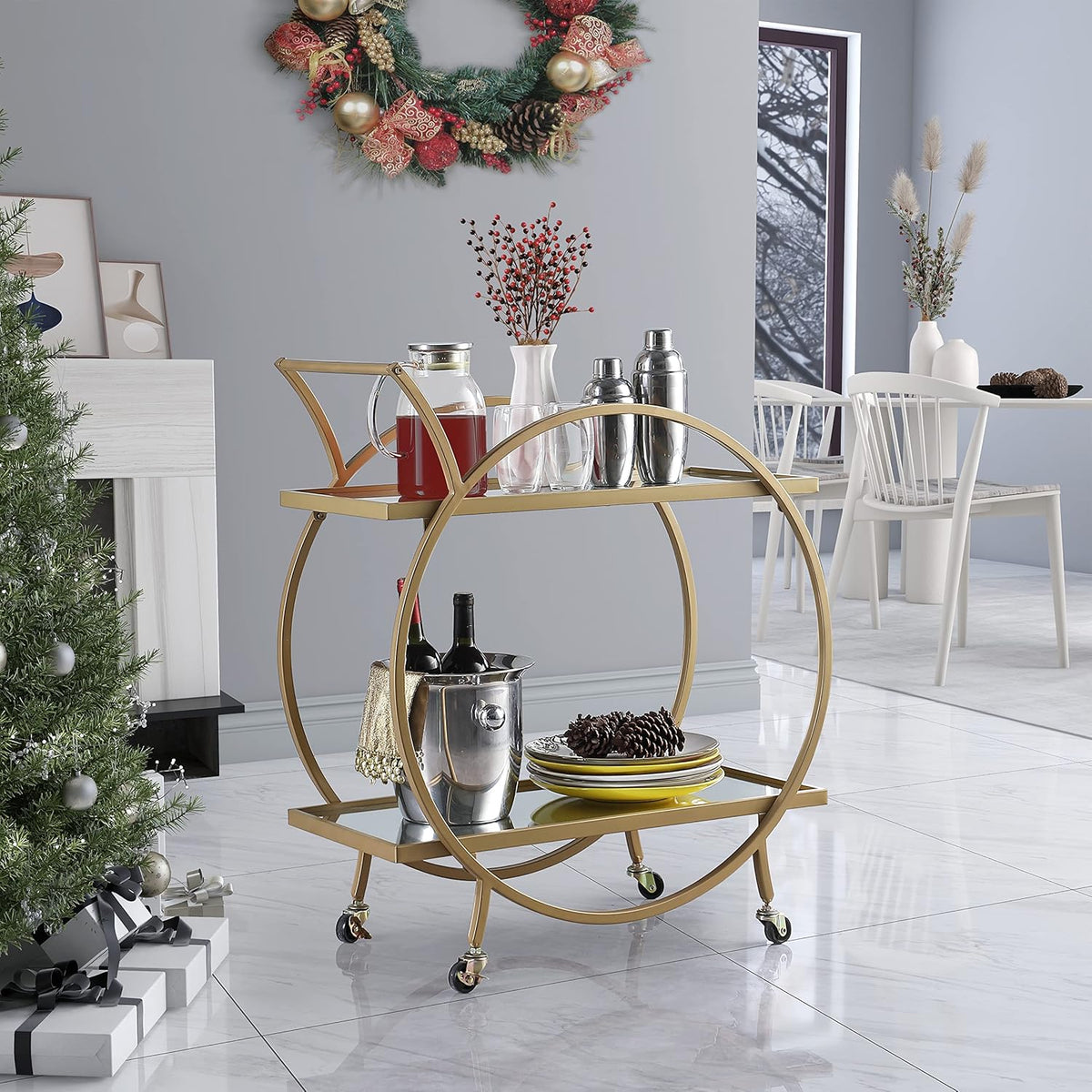 Gold Bar Cart X4698