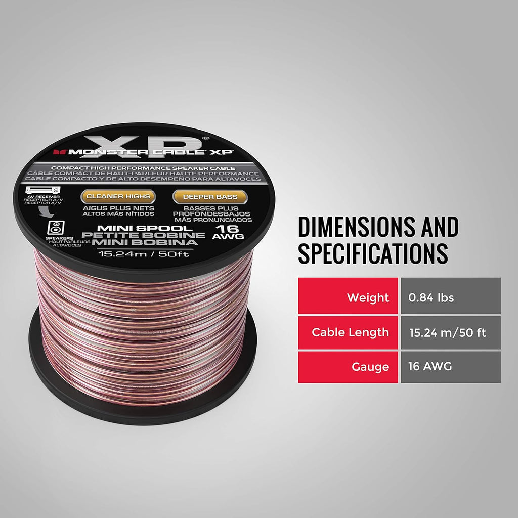 Copper Clad Aluminum 12 Gauge Speaker Wire 100FT Z5788