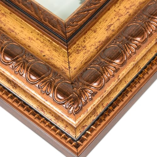 Aged Gold Picture Frame, 11 by 14-Inch X46281