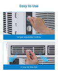 5000 BTU Window Air Conditioner with Reusable Filter U764975