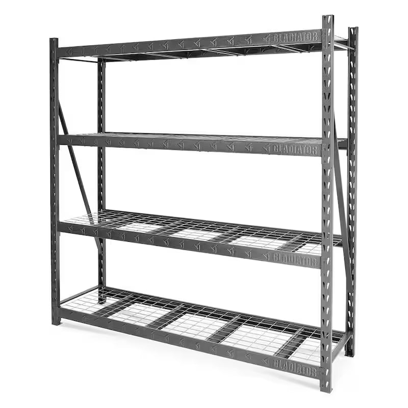 4-Tier Heavy Duty Steel Shelving Unit U515