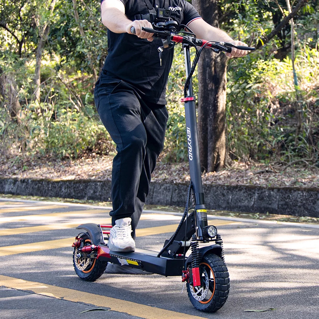 Electric Scooter with Seat, 10" Pneumatic Tires, 600W Motor T213036