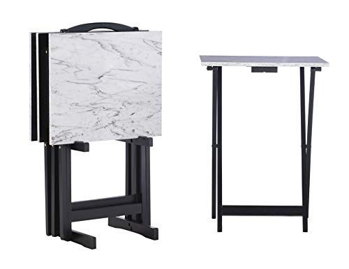 White Tray Table Set L3432