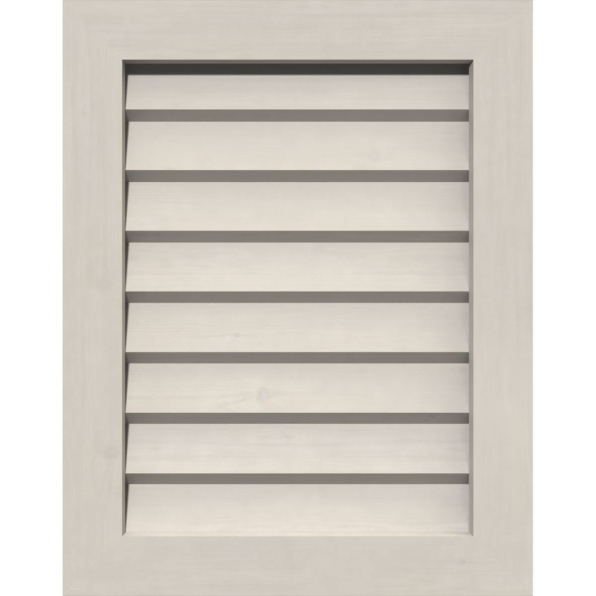 Primed Non-Functional Vertical Gable Vent V234