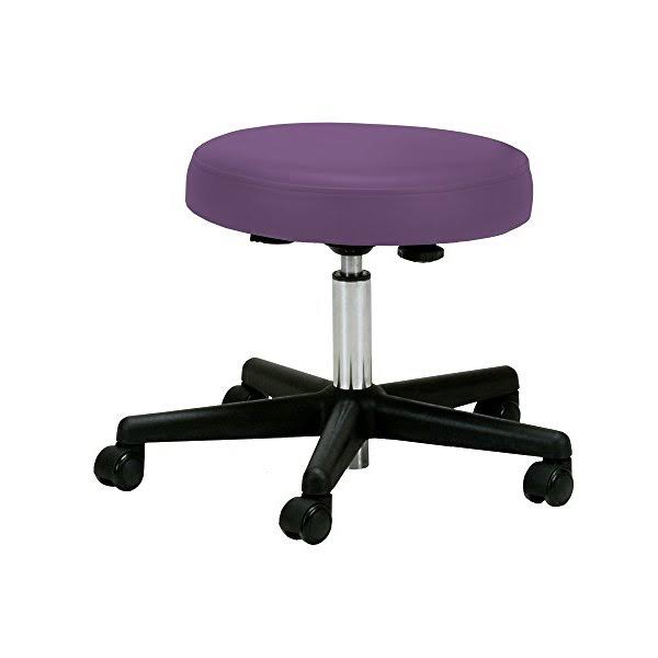 Adjustable Rolling Stool with Backrest G34322