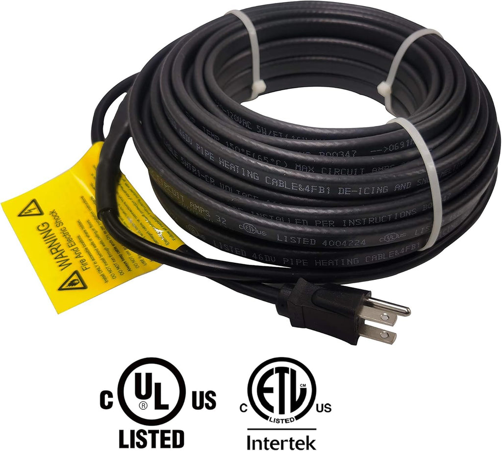 50-feet 120V Self Regulating Heating Cable U677
