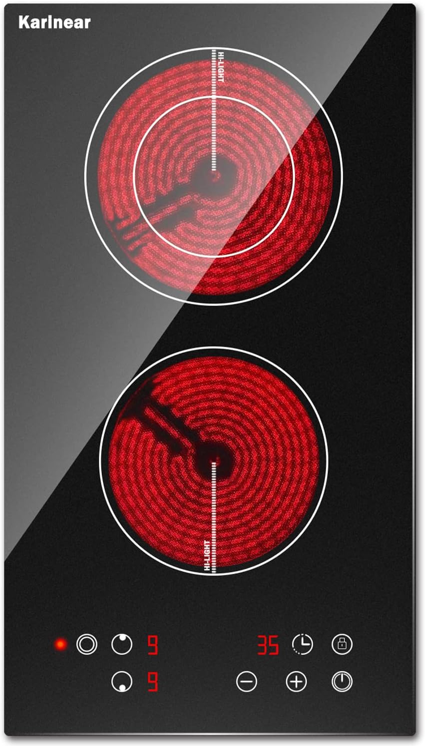 4 Burner Electric Radiant Cooktop 24 Inch R5668