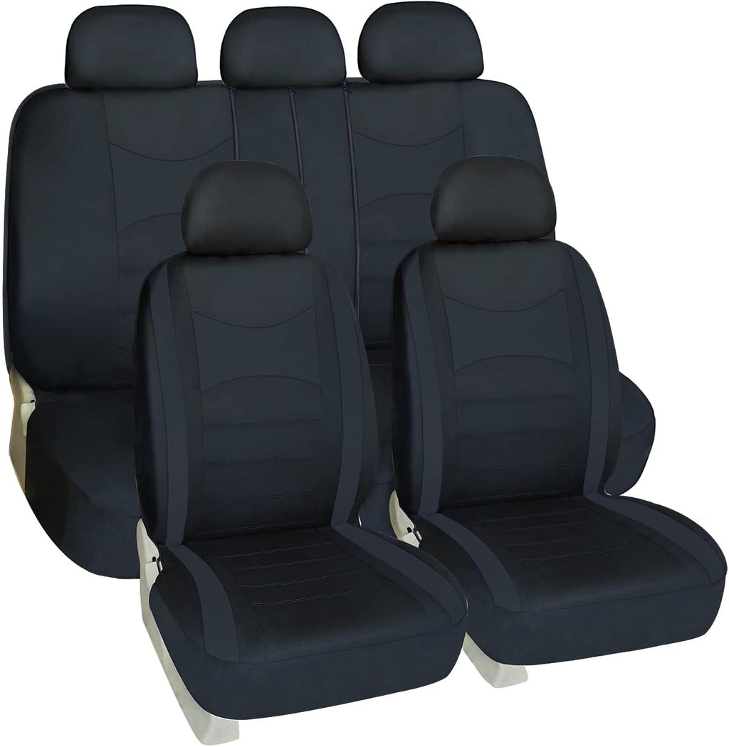 Grey Breathable Flat Cloth Car Seat Covers P160457
