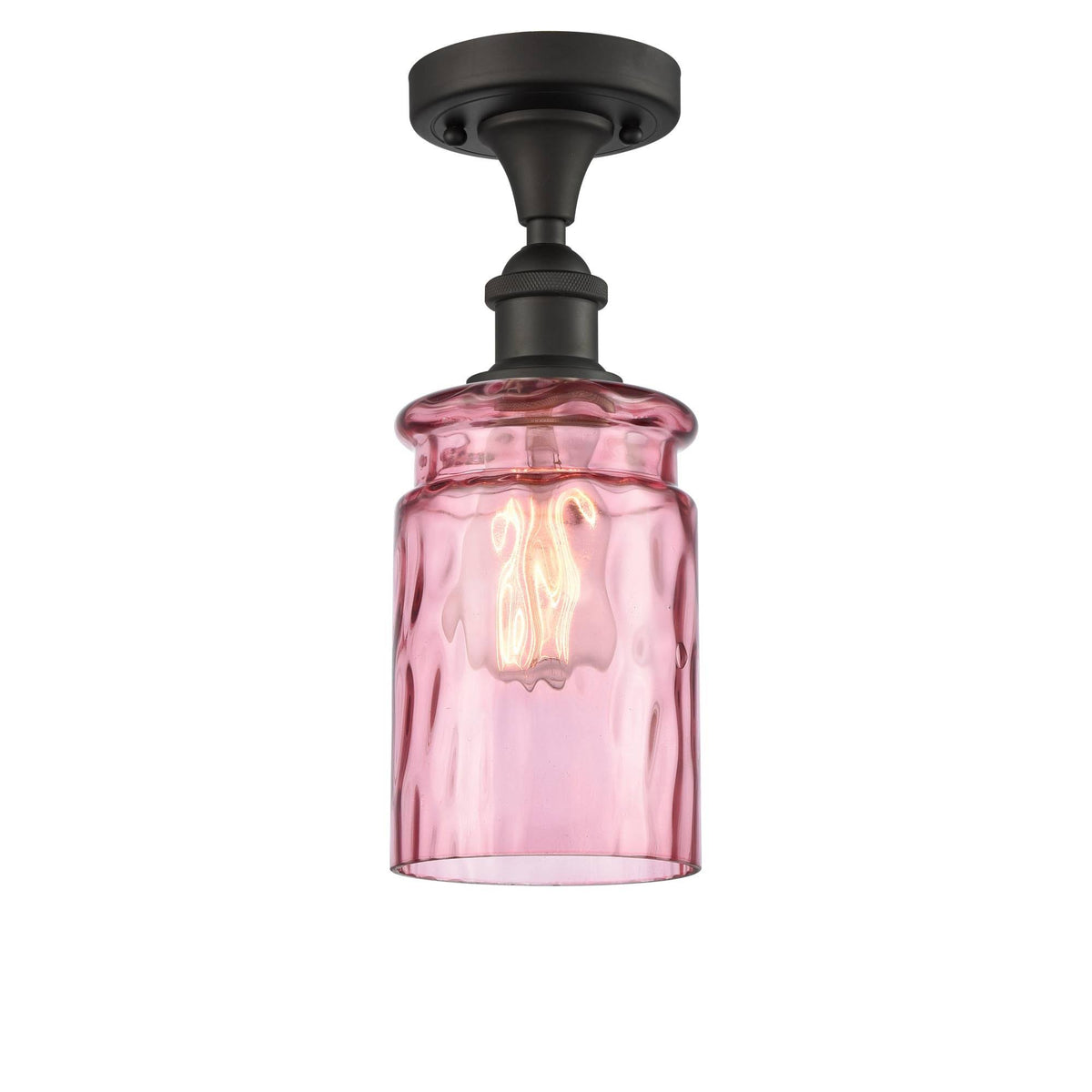 Oil Rubbed Bronze 1 Light Semi-Flush Mount U92754