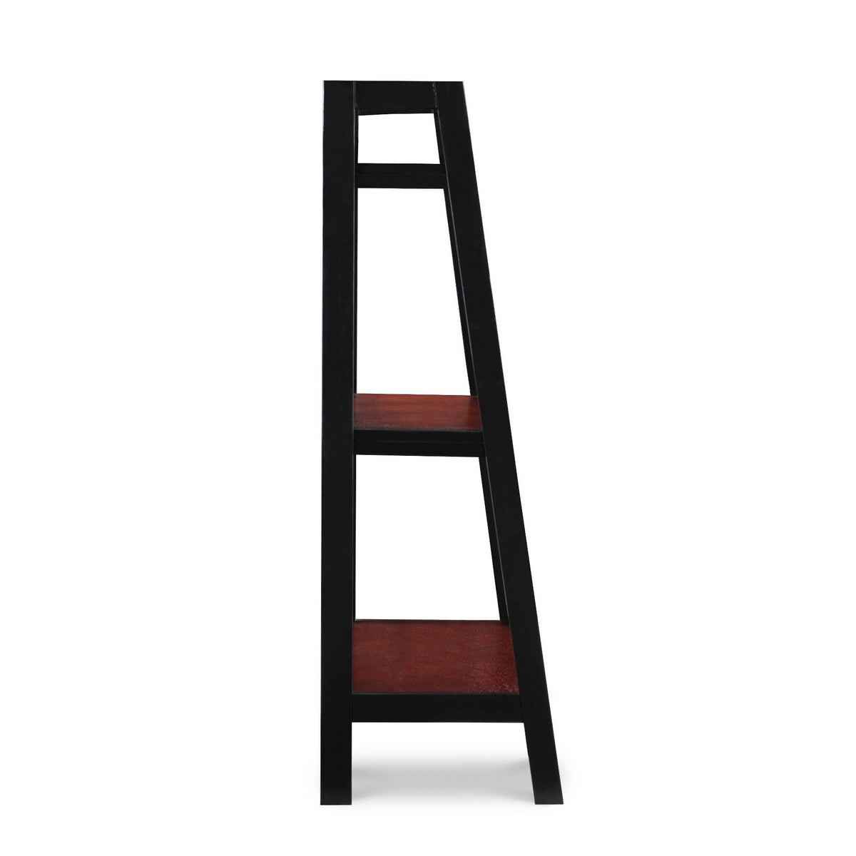Black Cherry 3 Shelf Bookshelf J30249