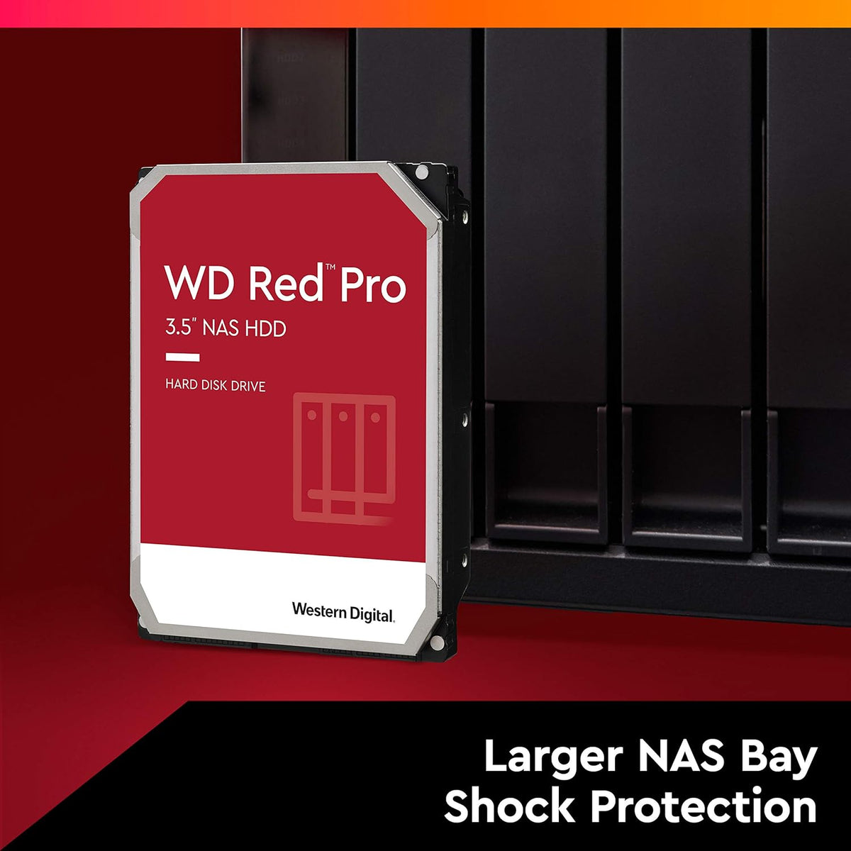 18TB NAS Internal Hard Drive HDD - 7200 RPM, SATA 6 Gb/s, CMR, 256 MB Cache, 3.5 Z446