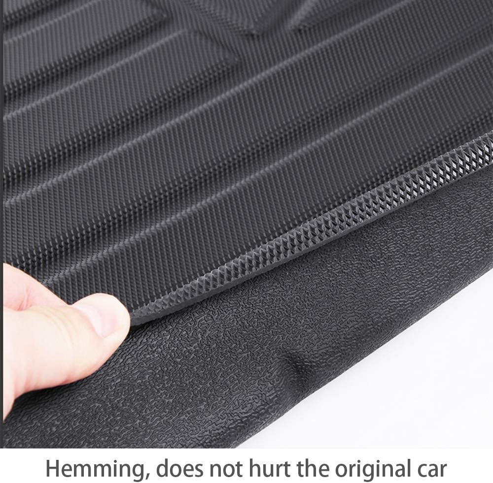 Black Rubber Cargo Liner and Trunk Mat Pack of 2 T192