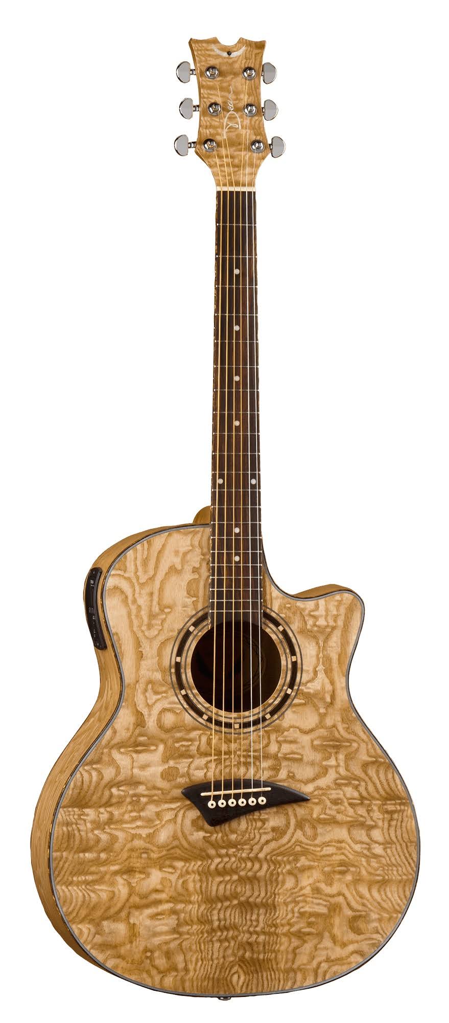 Quilt Ash Acoustic/Electric Guitar A528429