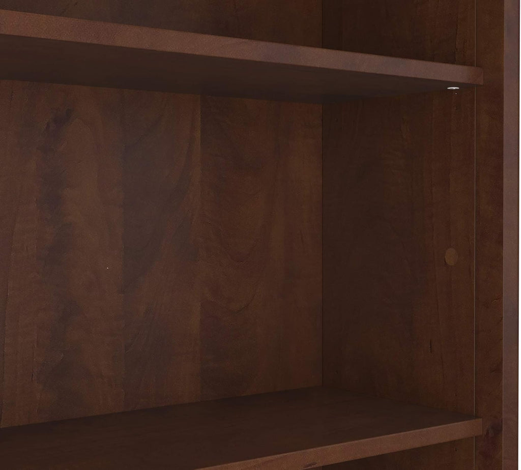 5 Shelf Tanned Cherry Bookcase Q5455