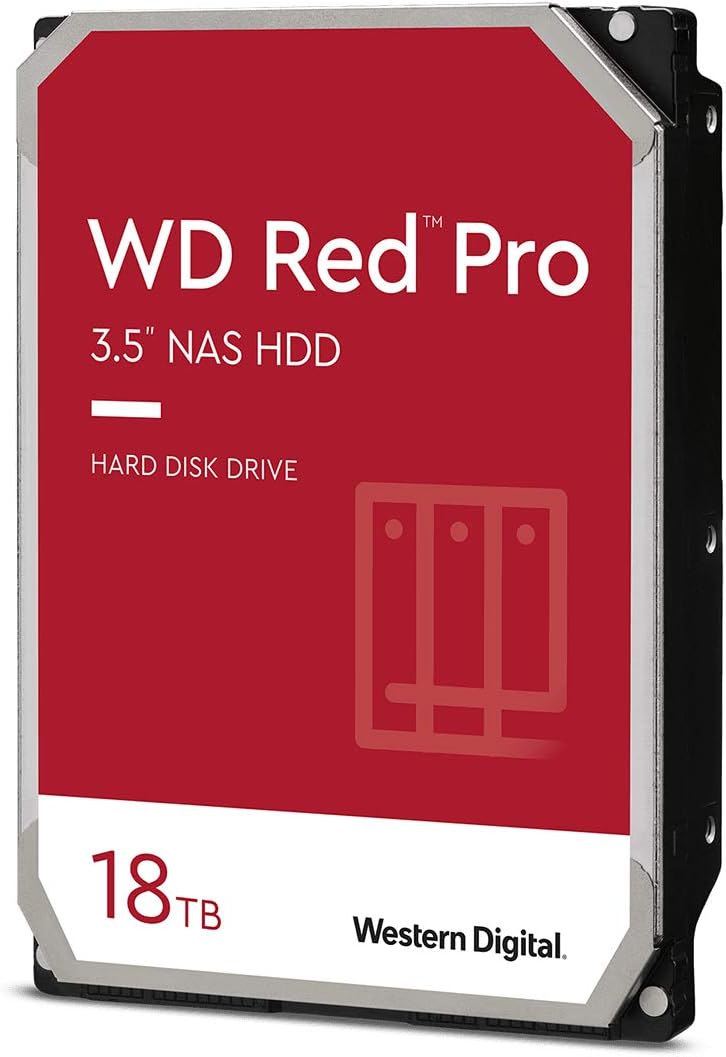 18TB NAS Internal Hard Drive HDD - 7200 RPM, SATA 6 Gb/s, CMR, 256 MB Cache, 3.5 Z446
