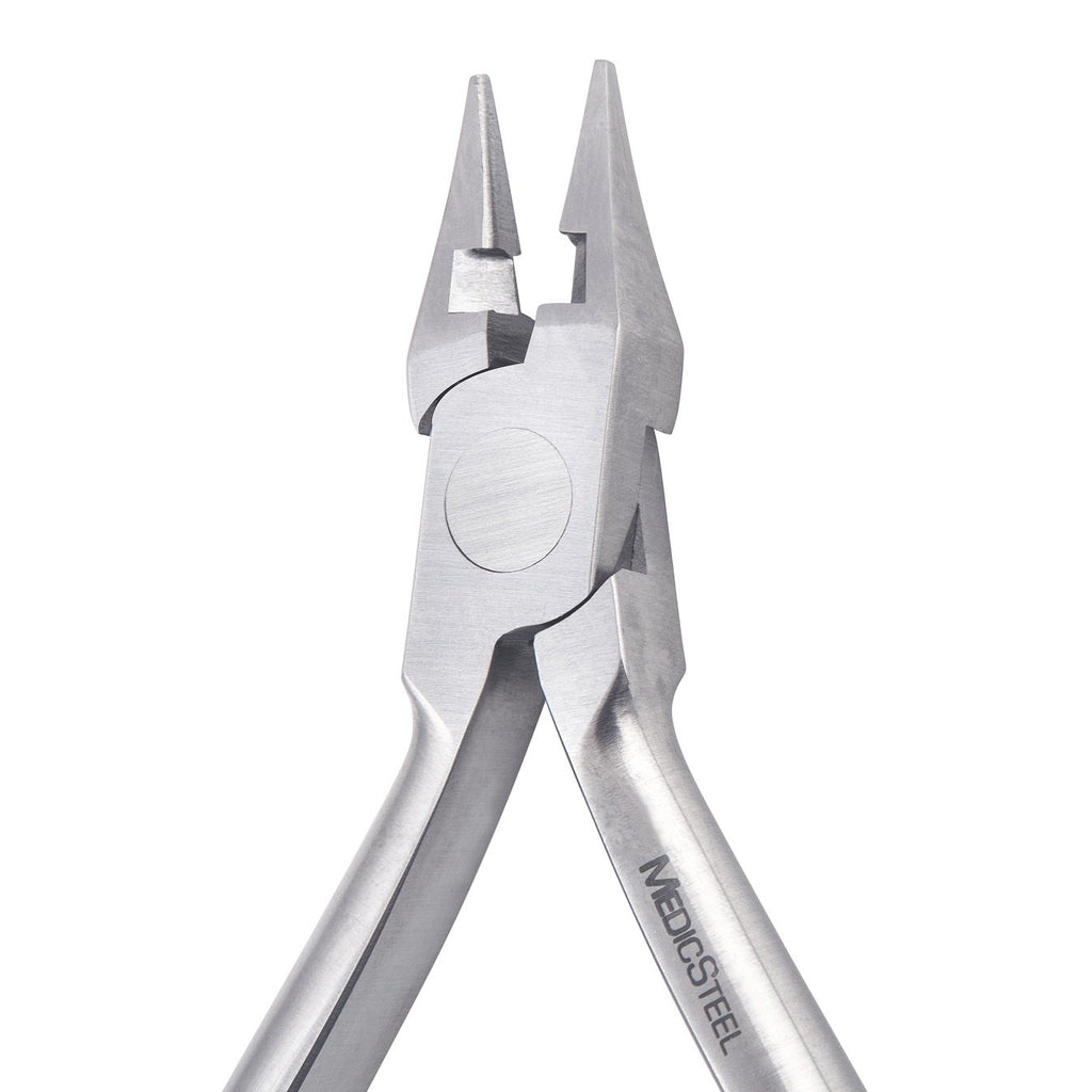 Stainless Steel Bird Beak Pliers with Cutter 5 inch Pack of 2 W68732