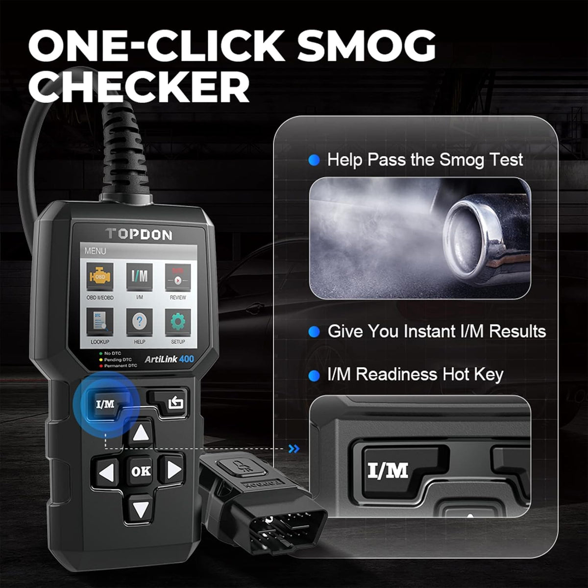 OBD2 Scanner Car Code Reader Scan Tool E422775