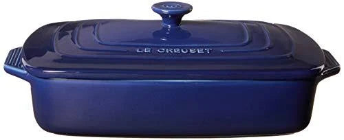 Indigo Stoneware 3.5 Quart Rectangular Casserole B9954