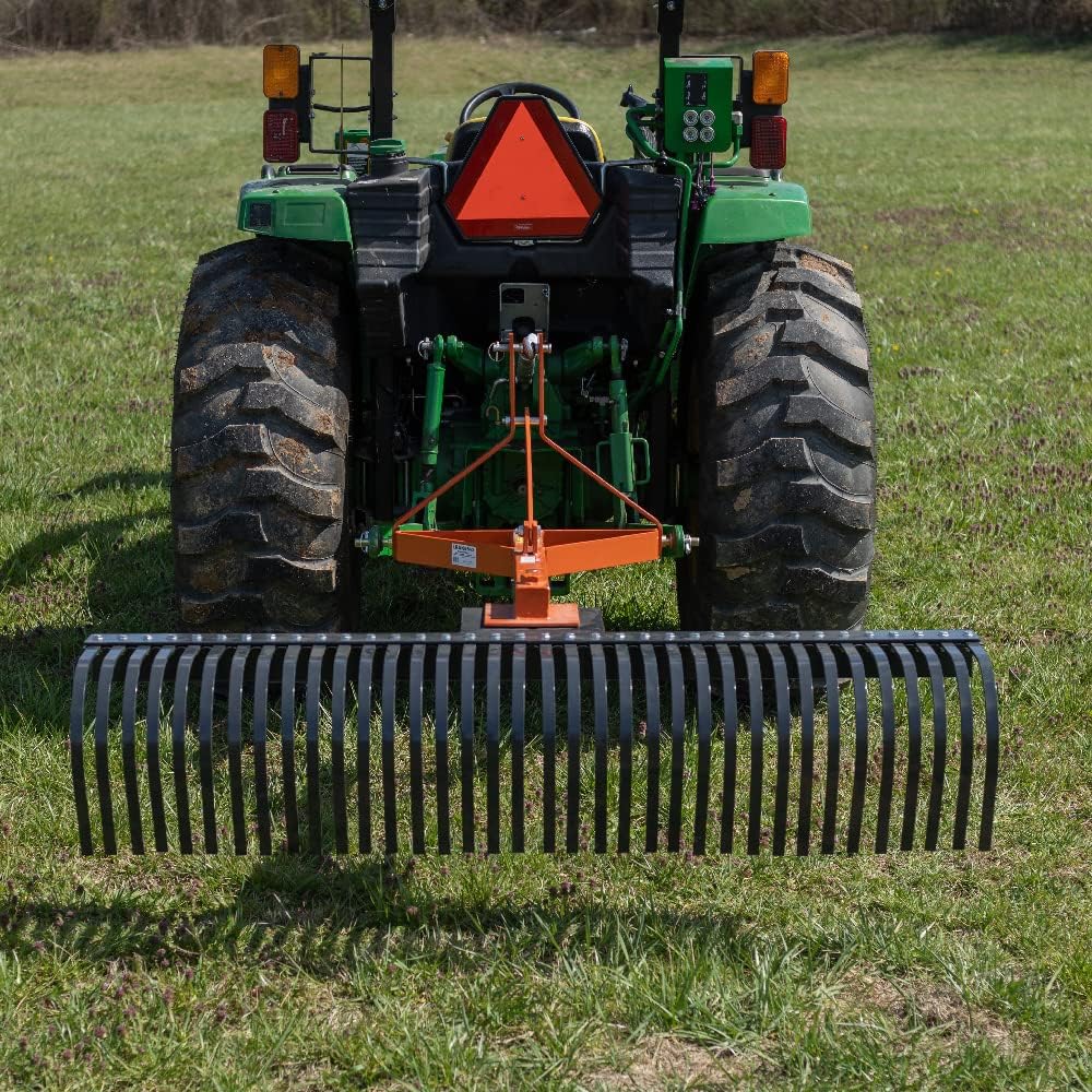 4 FT Tow-Behind Landscape Rake M8892
