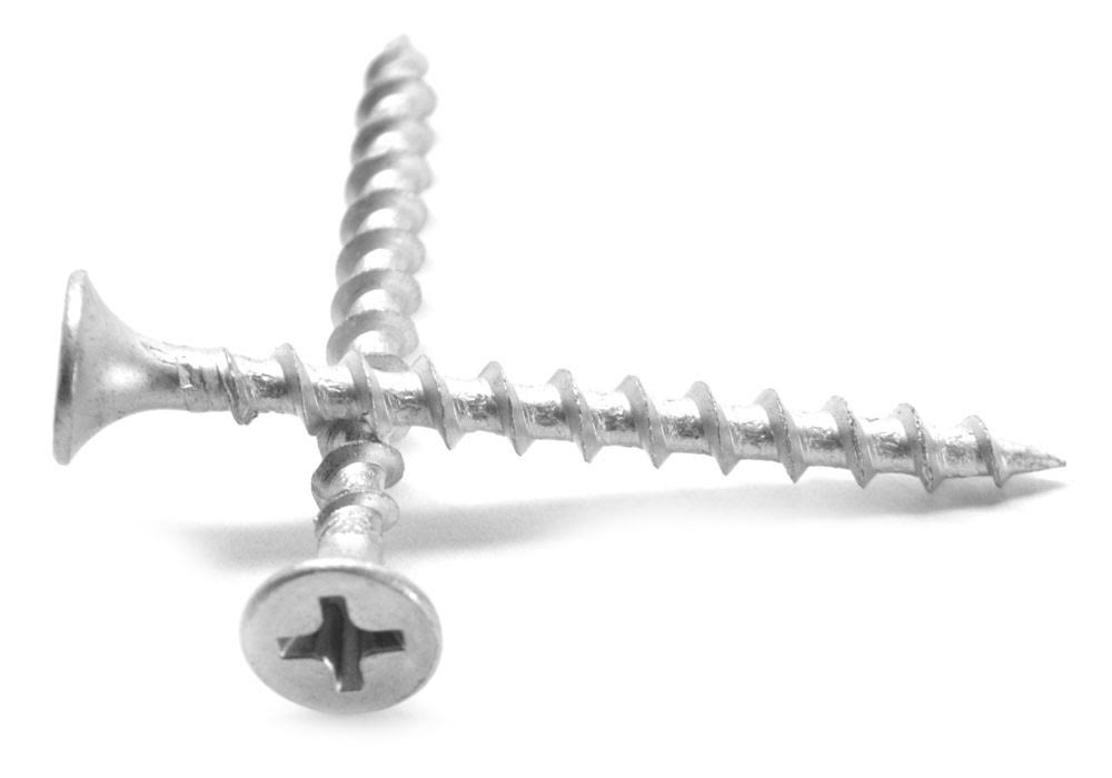 #6 x 1 1/8 Coarse Thread Drywall Screw Phillips Bugle Head Zinc Plated Y682