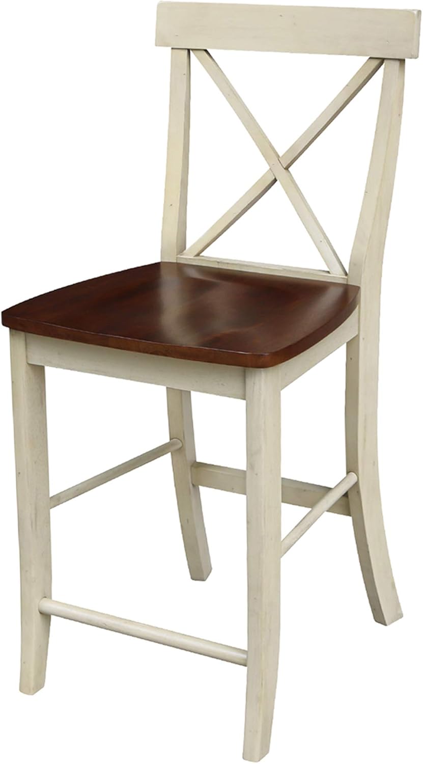 24 inch Pecan Barstool J7689