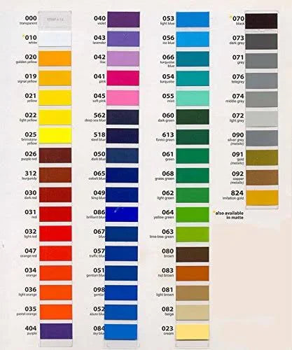 Oracal 651 5ft Assortment 63 Colors Y731