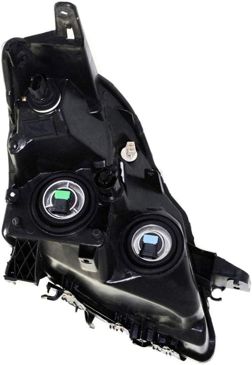 2008 2009 Nissan Altima Headlight Assembly Pair Black H333837