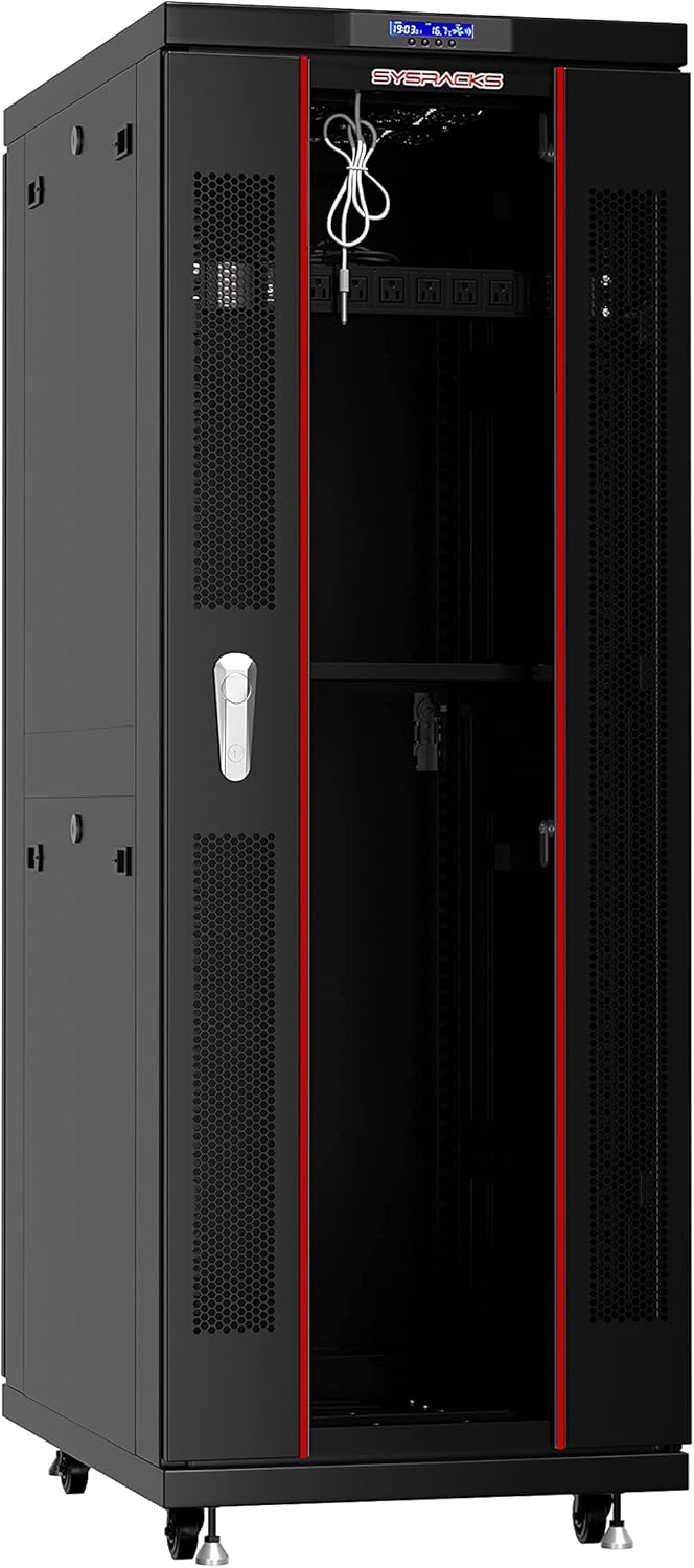 39 Inch Deep Server Cabinet on Wheels with 4 X Fans P592
