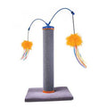 Carpet Cat Scratching Post with Spinning Wand W3624