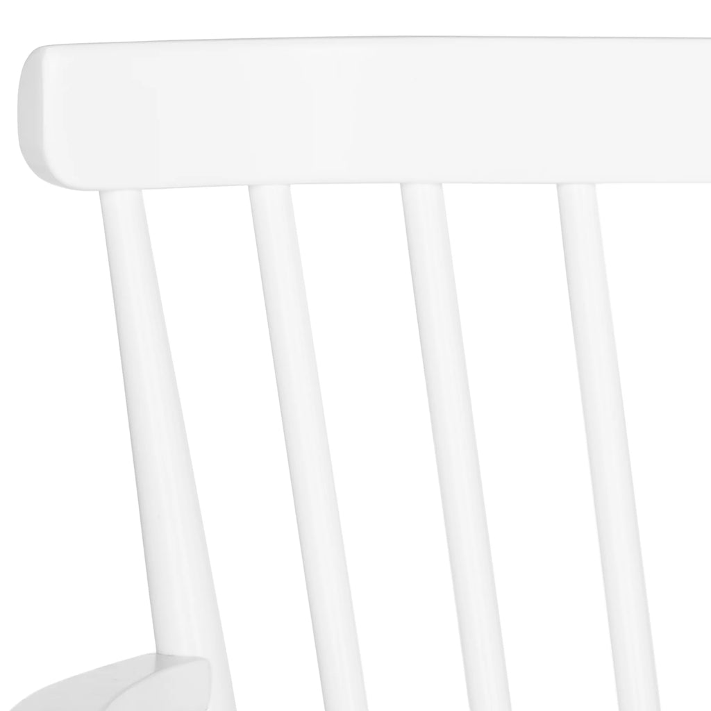 White Spindle back Settee W5943