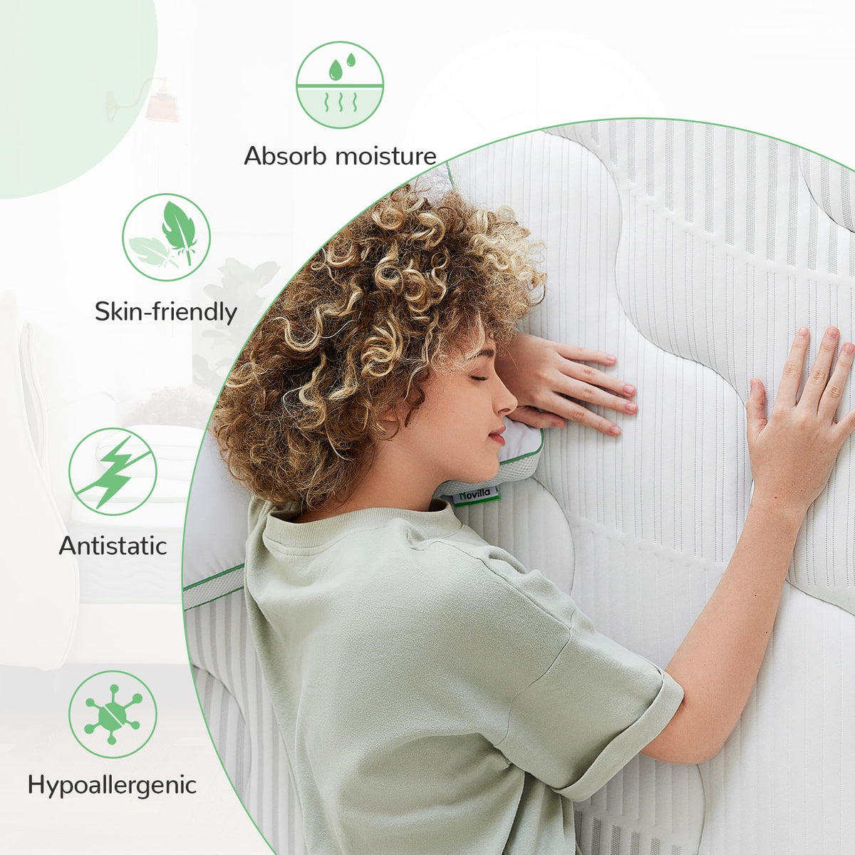 Queen Size Memory Foam Hybrid Mattress X194422