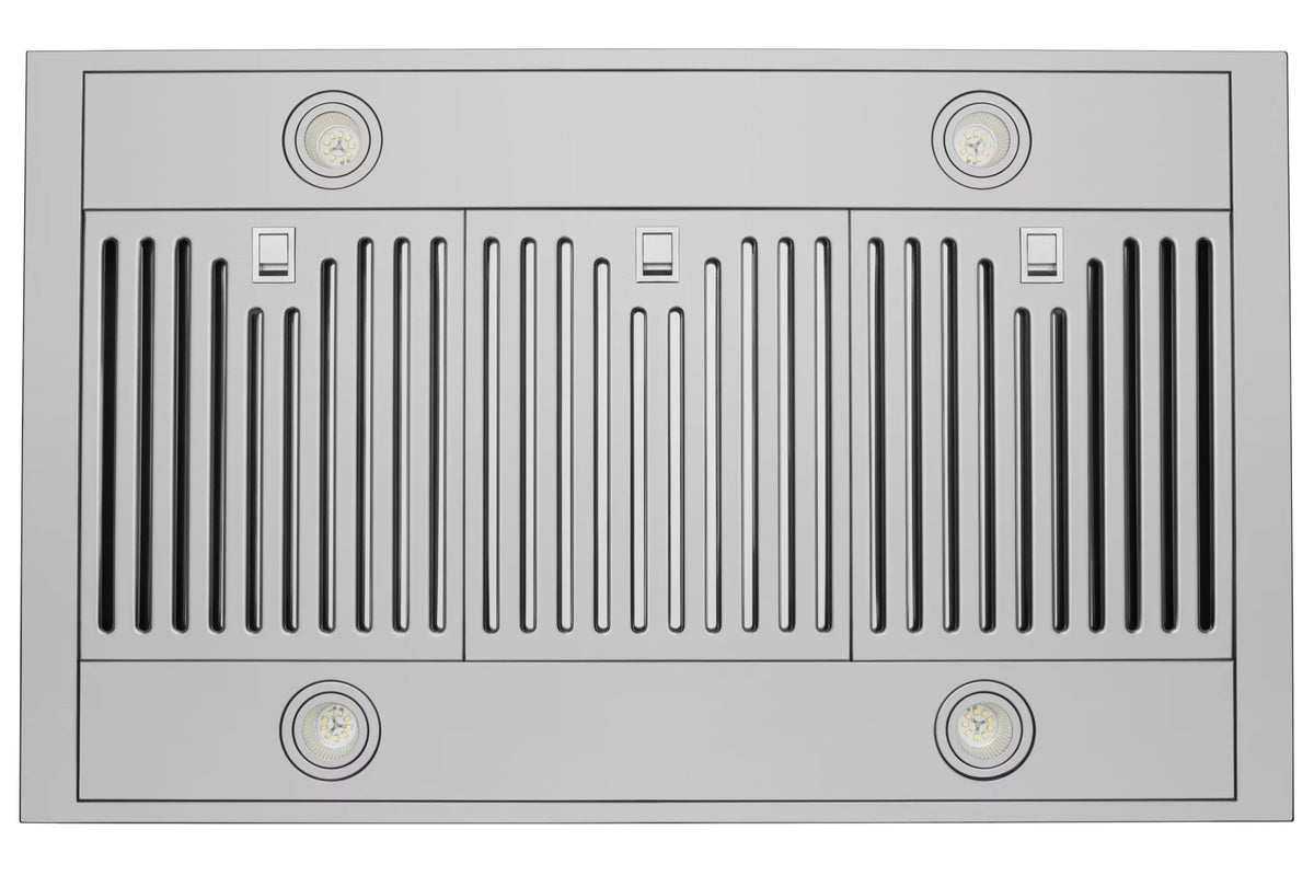36" Island Range Hood with Baffle Filters X29213