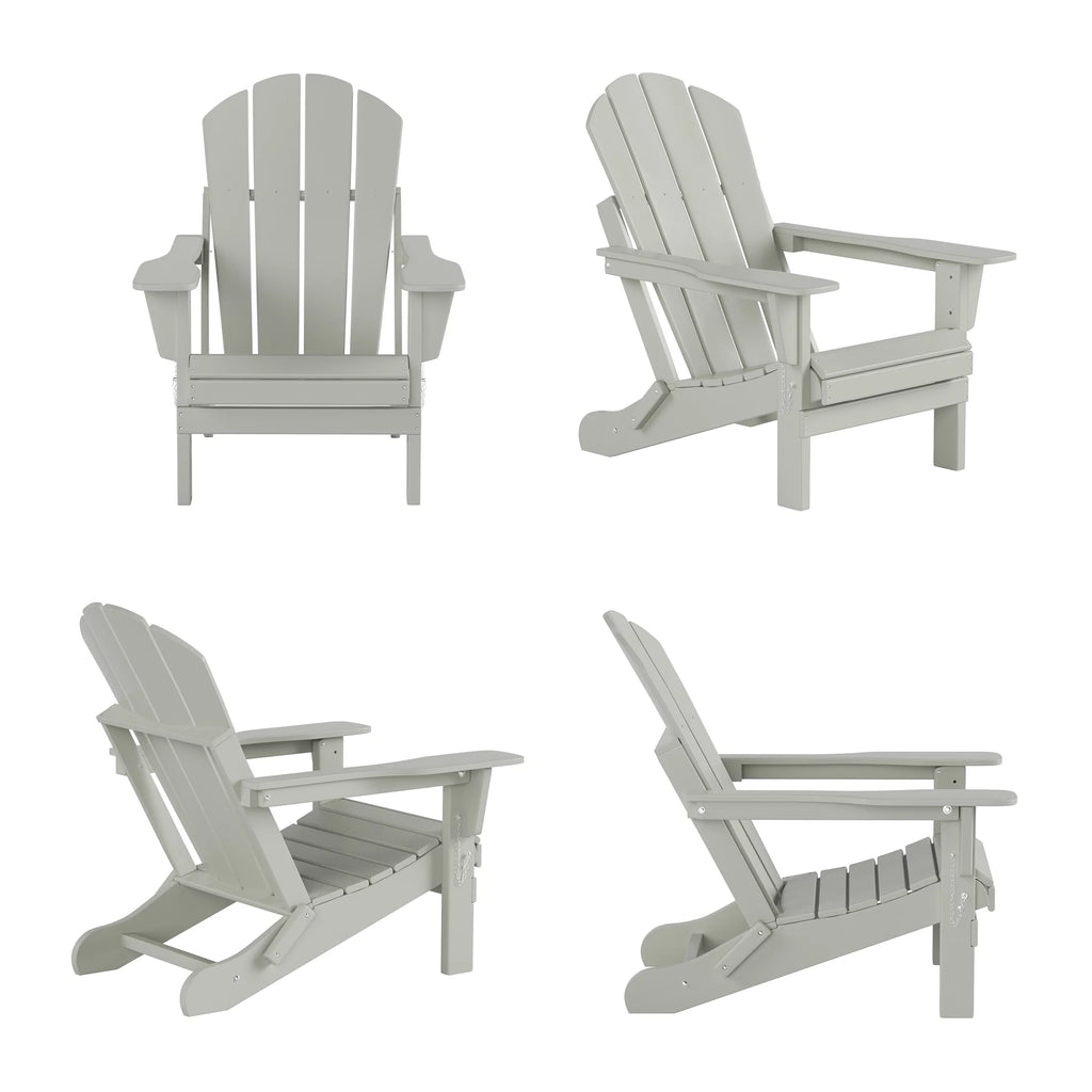 Folding HDPE Adirondack Chair J540