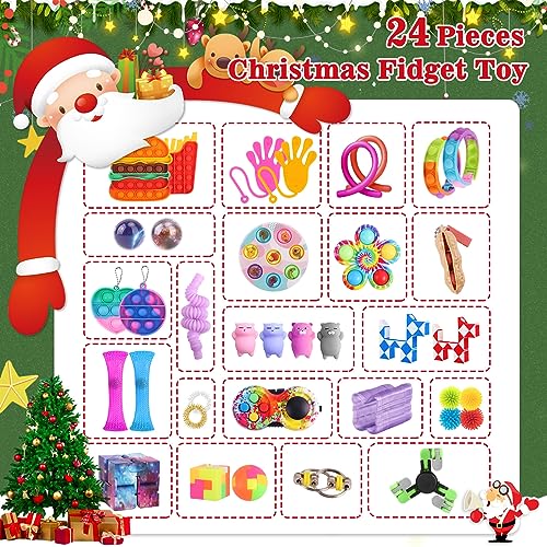 24 Days Fidget Toys Advent Calendar U99423