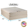 Full Size Innerspring PillowTop Mattress Set with Mattress Cover Protector P939023