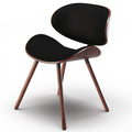 Black Faux Leather Dining Chair I9293