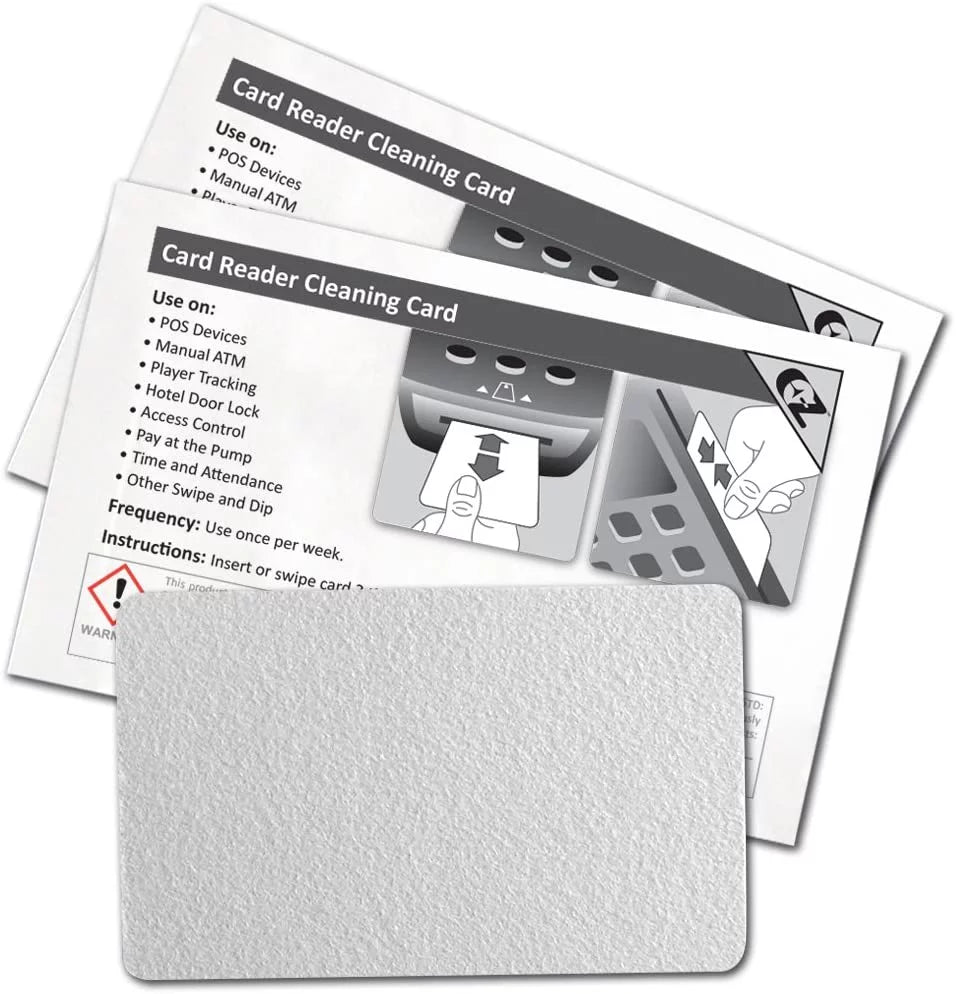 Credit Card Reader Cleaning Cards 50 Cards D810535