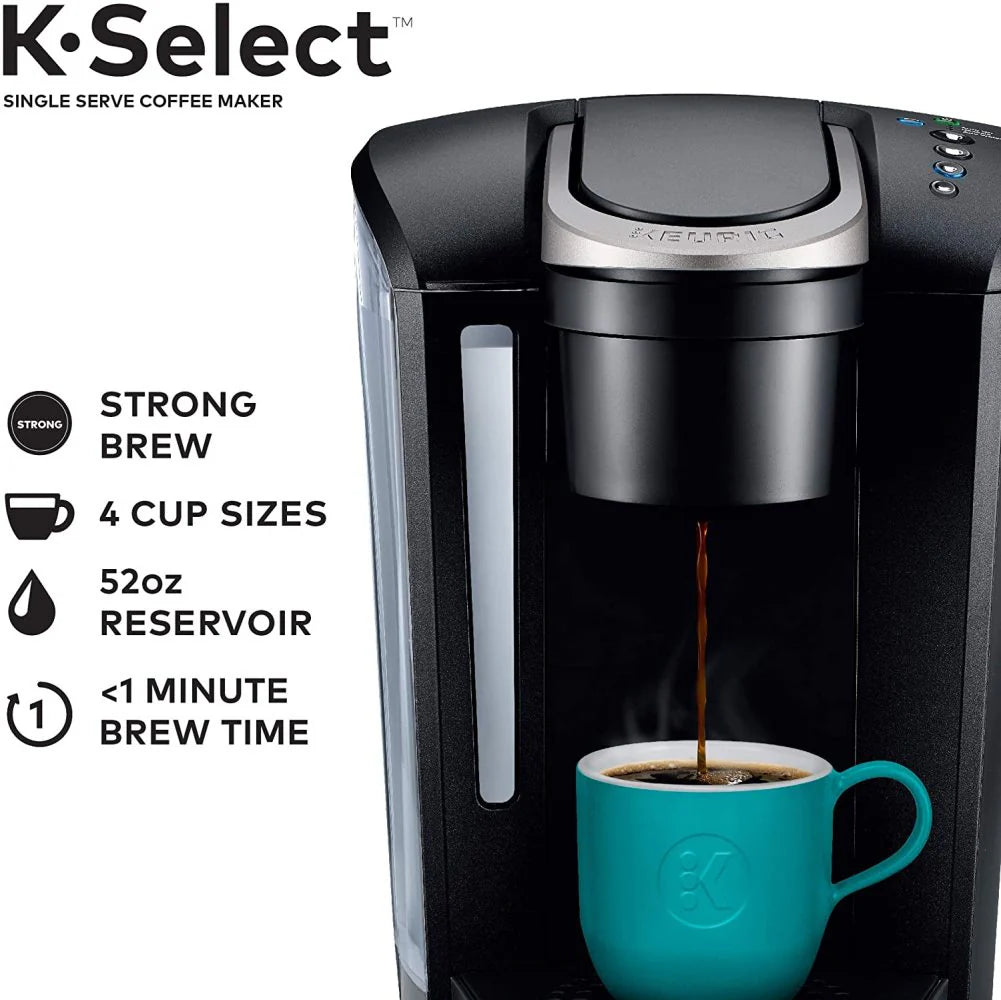 Single Serve K-Cup Pod Coffee Maker, Matte Black K470