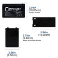 12V 9Ah Battery 6 Pack N251460