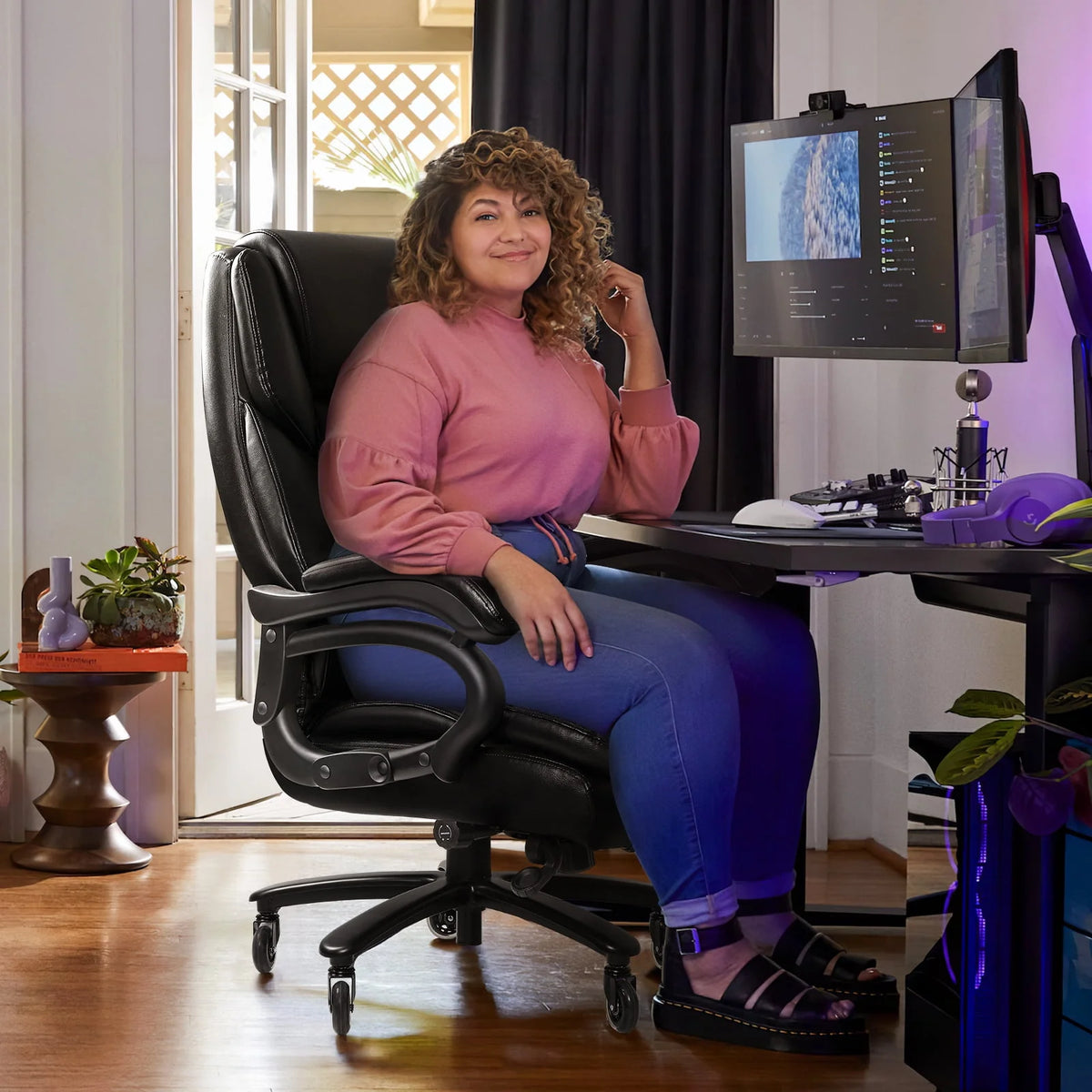 Heavy Duty Big and Tall Office Chair 500lbs E745