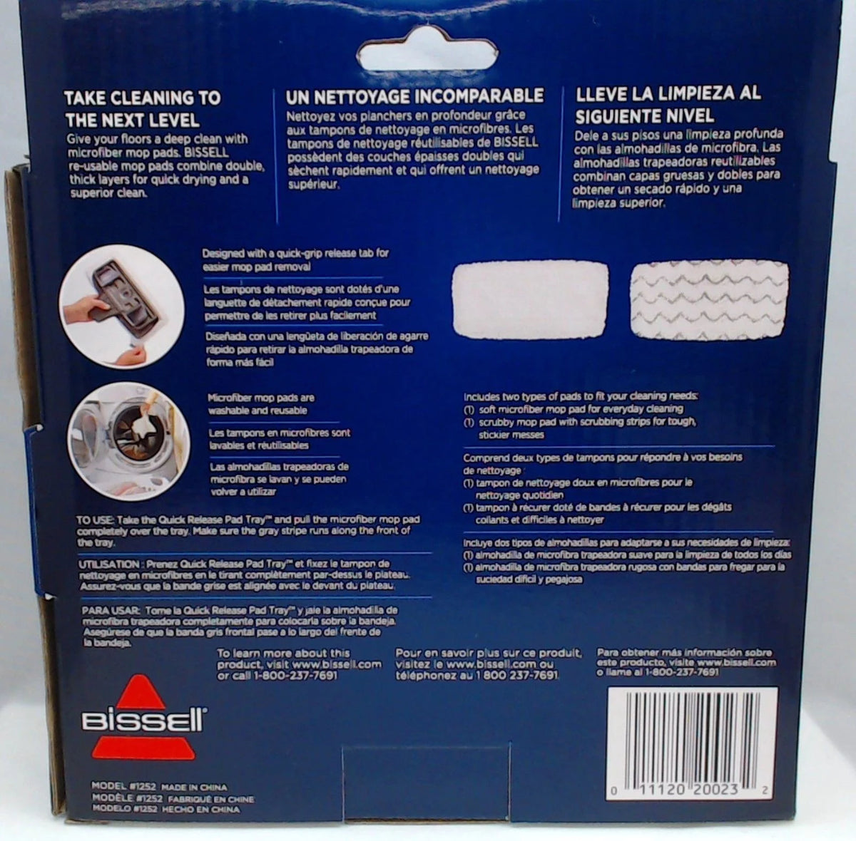 Hard Floor Vacuum & Steam Mop Pad Kit F546120