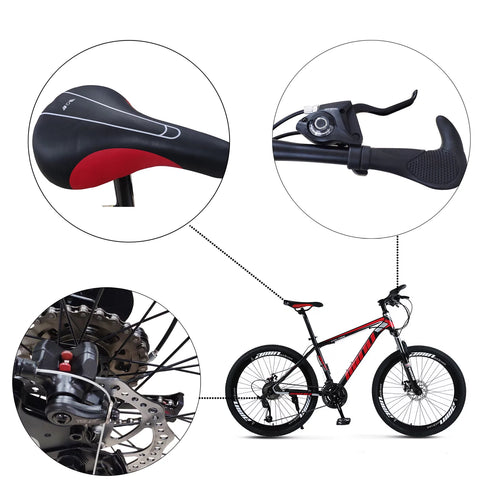 26-Inch Wheels 21 Speed Dual Disc Brake Mountain Bike Q247011