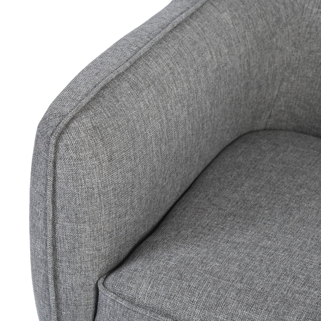 Gray Fabric Upholstered Square Arm Sofa G437