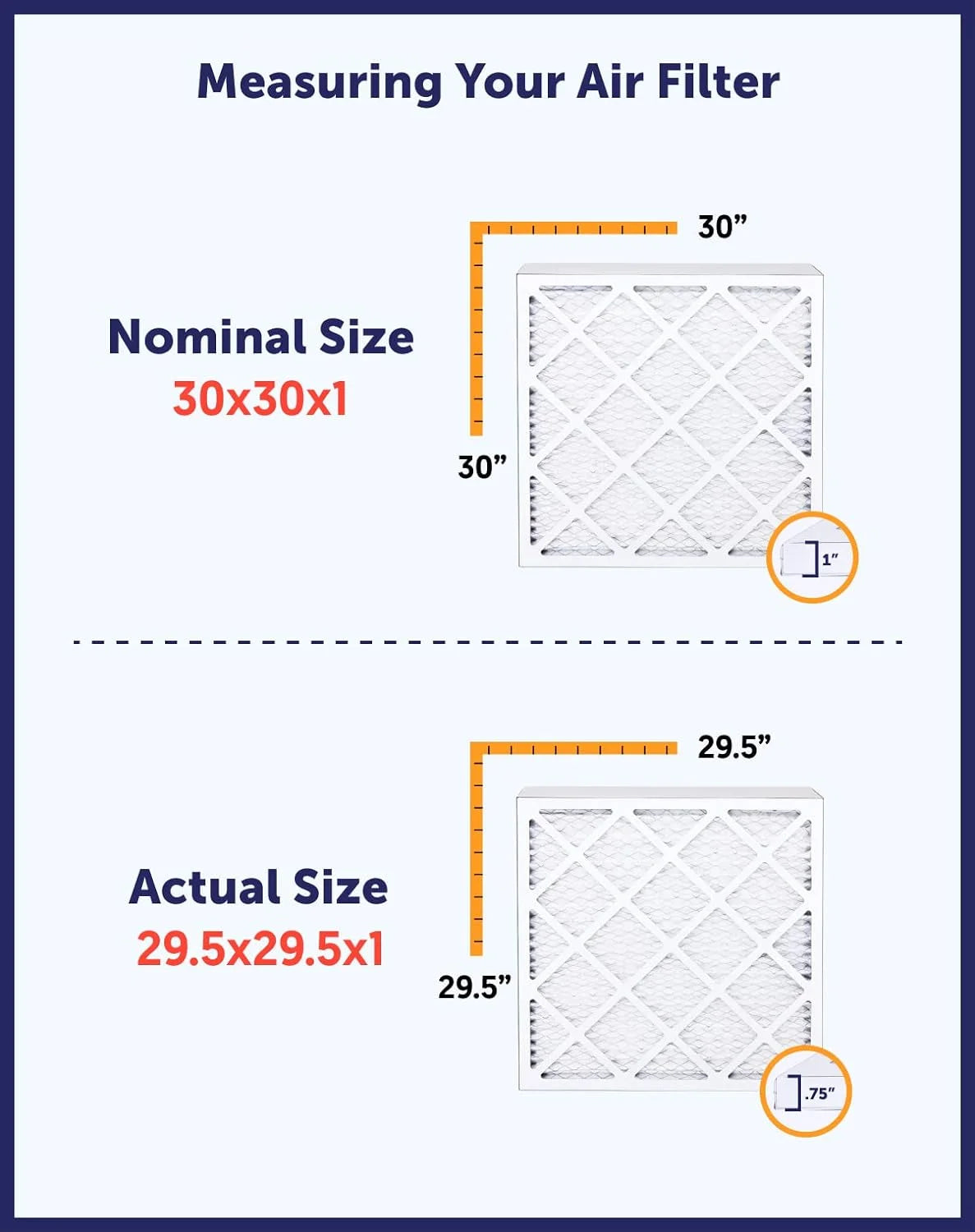 11x66x1 MERV 8 Pleated HVAC Air Filter 4-Pack A91127