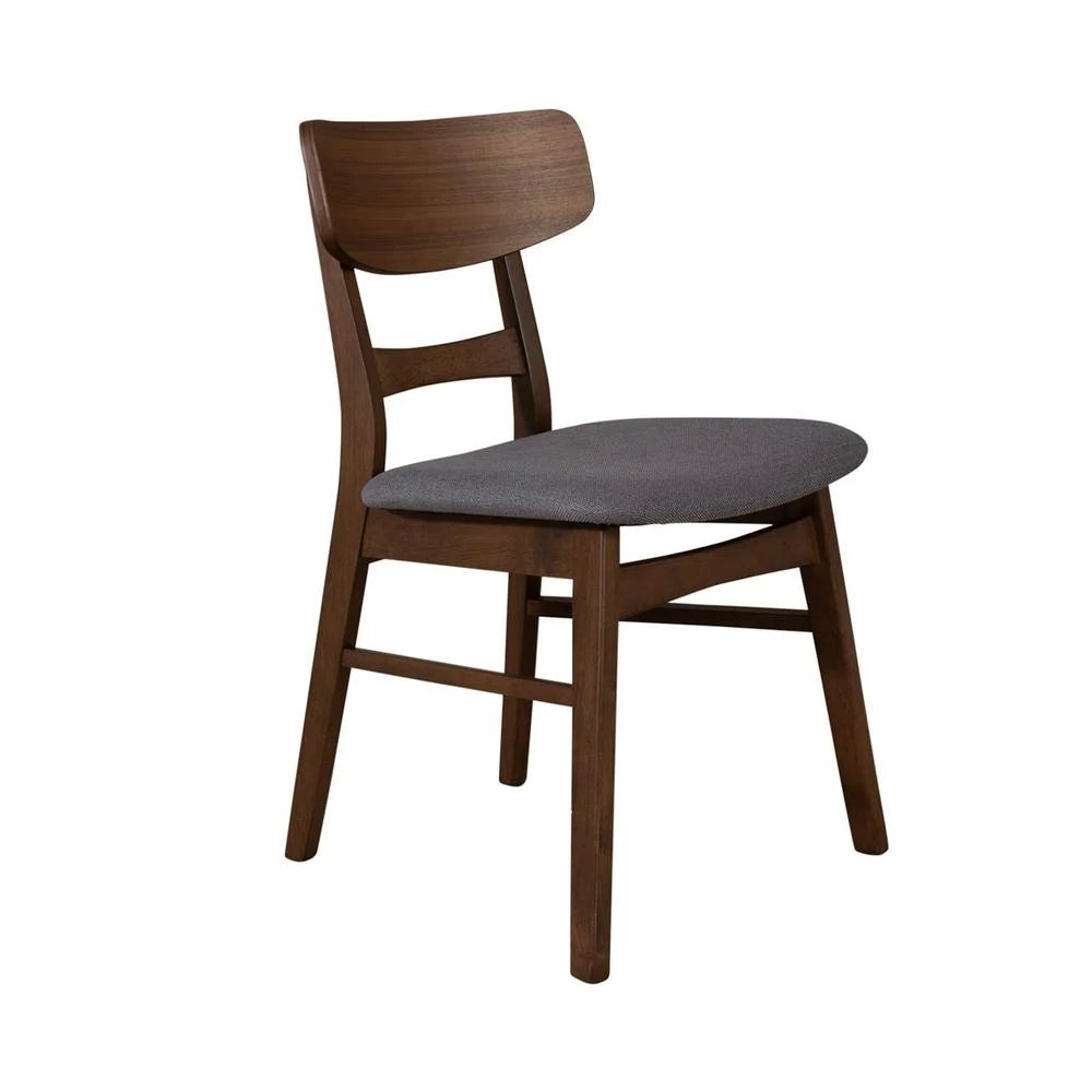 Grey Panel Back Side Chair W66954