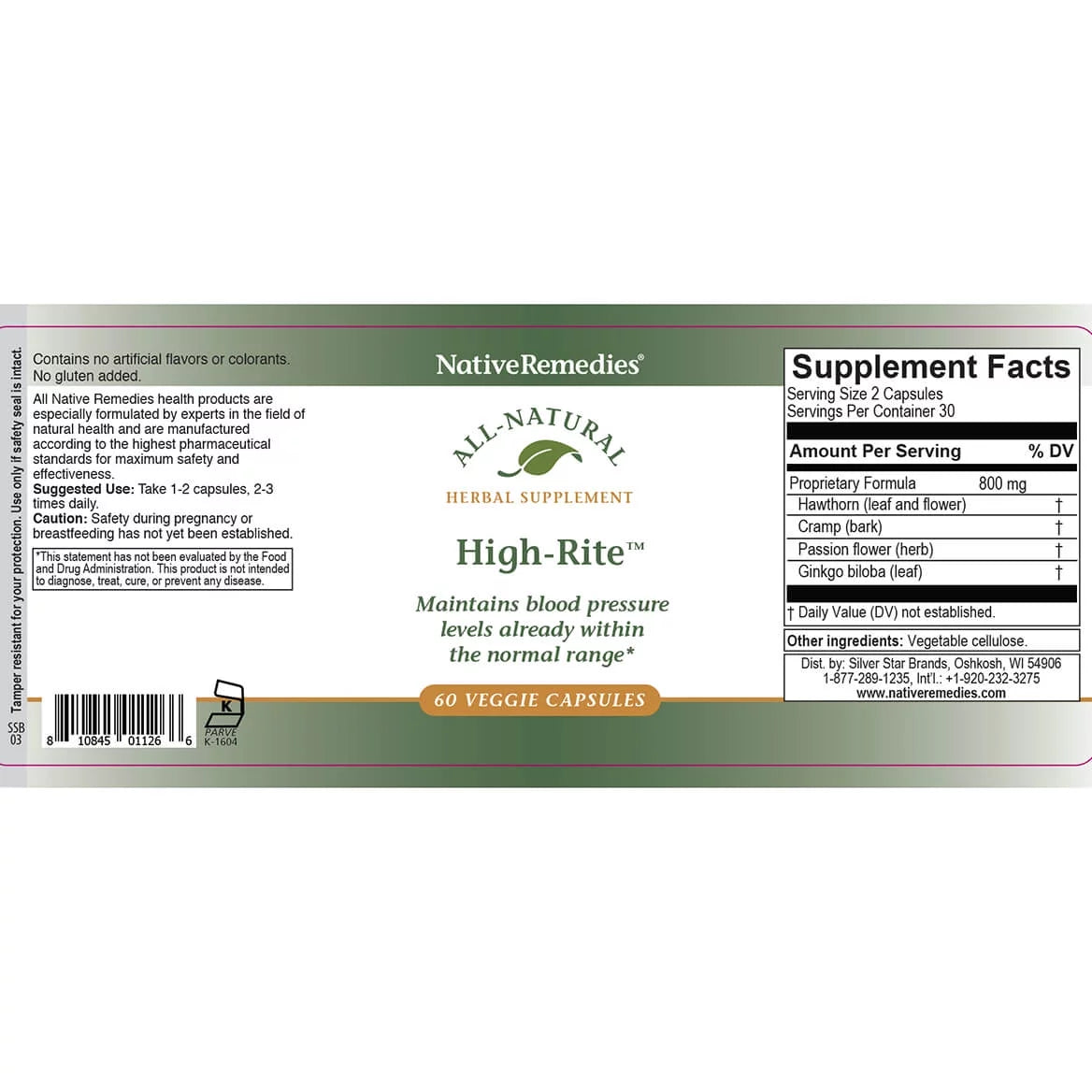 High-Rite Veggie Cap 2 Pack D79584